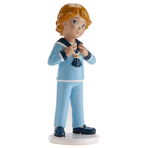 dekora - Tortenfigur für die Erste Kommunion Deko Junge Blond - Cake Topper Hergestellt aus Lebensmittelechtem Harz - 16 cm Hoch - Originales und Detailreiches Design dekora - Tortenfigur für die Erste Kommunion Deko Junge Blond - Cake Topper Hergestellt aus Lebensmittelechtem Harz - 16 cm Hoch - Originales und Detailreiches Design von dekora