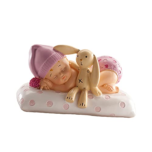 Dekora - Taufe Deko | Tortendeko Taufe Baby Mädchen mit Teddybär Dekora - Taufe Deko | Tortendeko Taufe Baby Mädchen mit Teddybär von dekora
