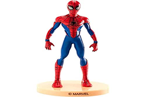 Dekora - Tortendeko Geburtstag Cake Topper | Torten Deko Geburtstag Spiderman Figur für Torte - Torten Zubehör aus PVC, 9 cm von dekora