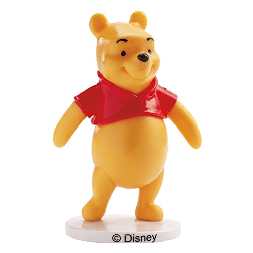 Dekora - Tortendeko Geburtstag Cake Topper | Torten Deko Geburtstag Winnie The Pooh Figur für Torte - Torten Zubehör aus PVC - 9 cm von dekora