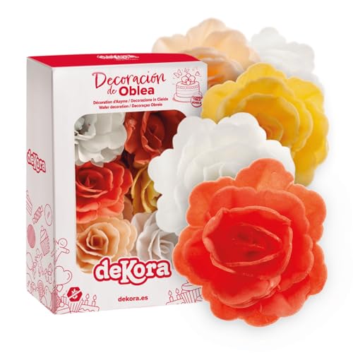 dekora | Herbstliche Waffelrosen | Essbare Blumen für Torten ohne Zucker, glutenfrei, laktosefrei, Tortendeko für Hochzeit, Geburtstag, Taufe und Gender reveal dekora | Herbstliche Waffelrosen | Essbare Blumen für Torten ohne Zucker, glutenfrei, laktosefrei, Tortendeko für Hochzeit, Geburtstag, Taufe und Gender reveal von dekora