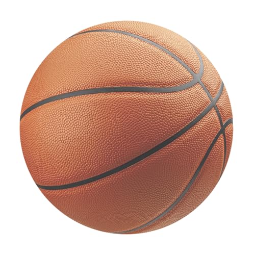 dekora – Kuchendekoration für Geburtstage – Essbarer Waffelaufleger Basketball 20 cm – Glutenfrei, Laktosefrei, Ohne Zuckerzusatz – Für Vegetarier geeignet von dekora
