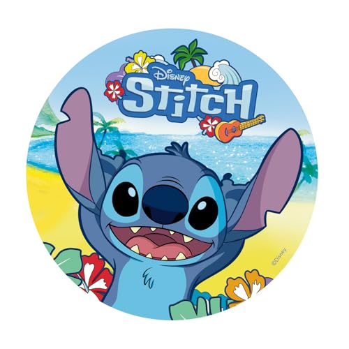 dekora - Tortendekoration für Kindergeburtstage - Cake Topper Stitch 20 cm - Essbarer Tortenaufleger - Glutenfrei, Ohne Zuckerzusatz, Laktosefrei - Für Vegetarier Geeignet dekora - Tortendekoration für Kindergeburtstage - Cake Topper Stitch 20 cm - Essbarer Tortenaufleger - Glutenfrei, Ohne Zuckerzusatz, Laktosefrei - Für Vegetarier Geeignet von dekora