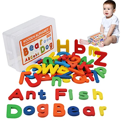 Alphabet-Puzzle, buntes Holzpuzzle für die Kleinen | Alphabet-Lernpuzzle für Kinder, Geschenk von Montessori Vorschulspielzeug für Mädchen ab 3 Jahren Delr Alphabet-Puzzle, buntes Holzpuzzle für die Kleinen | Alphabet-Lernpuzzle für Kinder, Geschenk von Montessori Vorschulspielzeug für Mädchen ab 3 Jahren Delr von delr