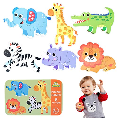 Holzpuzzle für Kinder,Niedliches Holzpuzzle mit Dinosaurier-Tieren für Kinder - Interessantes Cartoon-Puzzle für die frühe Bildung für Jungen, Mädchen Delr Holzpuzzle für Kinder,Niedliches Holzpuzzle mit Dinosaurier-Tieren für Kinder - Interessantes Cartoon-Puzzle für die frühe Bildung für Jungen, Mädchen Delr von delr
