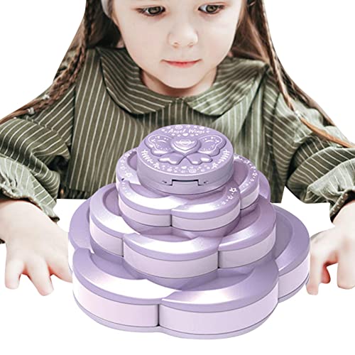 Kinder Make-up Set, Blumenform Princess Cosmetic Pretend Toys, Reisegebrauch Waschbares Make-up Spielzeugset für Weihnachten Delr von delr