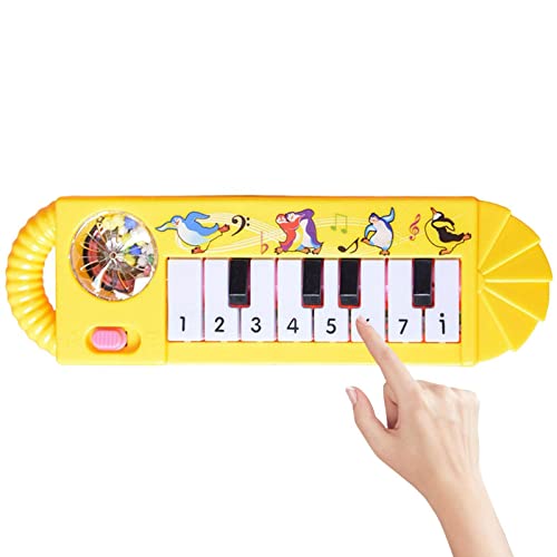 Klavier für Babys, elektronisches Klavier, 8 Tasten, Spielzeug für frühes Lernen für Kleinkinder, 1-3, Lernspielzeug für Babys, 6 9 12 18 Monate Delr von delr