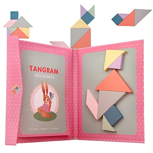 Magnetisches Tangram Spielzeug | Tragbare Holzpuzzle Spiele für Kinder | Gehirnspielzeug Logisches Training Lernspielzeug Lernspielzeug Lernspielzeug aus Delr Magnetisches Tangram Spielzeug | Tragbare Holzpuzzle Spiele für Kinder | Gehirnspielzeug Logisches Training Lernspielzeug Lernspielzeug Lernspielzeug aus Delr von delr