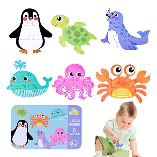 Puzzle für Kleinkinder, niedliches Puzzle für Kleinkinder mit Cartoon, lustiges Puzzle, Tiere, Dinosaurier, frühe Bildung für Delr Puzzle für Kleinkinder, niedliches Puzzle für Kleinkinder mit Cartoon, lustiges Puzzle, Tiere, Dinosaurier, frühe Bildung für Delr von delr