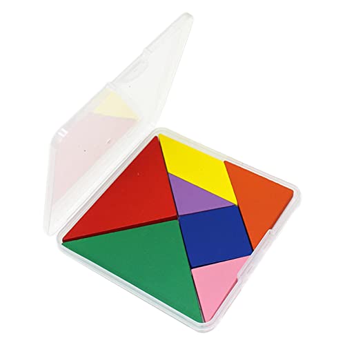 Tangram Puzzle für Kinder | Holzpuzzle für Kinder, Tangrams Mehrfarbig Formen Puzzle Set Klassische Blöcke STEM Spiel Lerngeschenk für Jungen und Mädchen Delr Tangram Puzzle für Kinder | Holzpuzzle für Kinder, Tangrams Mehrfarbig Formen Puzzle Set Klassische Blöcke STEM Spiel Lerngeschenk für Jungen und Mädchen Delr von delr