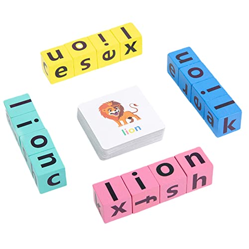 delr Alphabet Rechtschreibset – Passendes Buchstabenspiel für Kinder | Passendes Buchstaben-Set zur Farberkennung, frühes Lernspielzeug für Kinder von delr