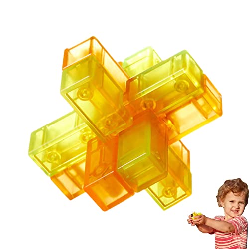 delr Blockierpuzzle | Lock Brain Spielzeug – Entwirrspielzeug für die Handentwirrung aus dem sensorischen Lernspiel für Logiktests von delr