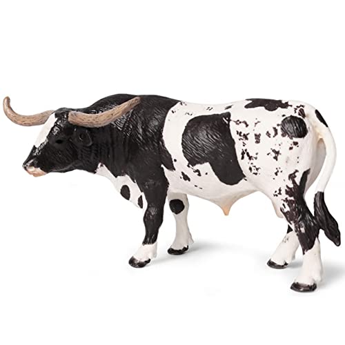 delr Figur Kuh | Realistische Kuhfiguren Toy Figuren von Lebendigen Kühen zur Sammlung - Kognitives pädagogisches Spielzeug für Vorschulen und Geschenke in der Klasse, Statuen von Weidekühen von delr