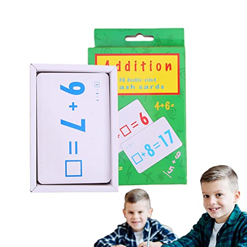 delr Flash-Karten mit Zahlen, Flash-Karten für Summe und Subtraktion 1–3. Grad, Lernspielzeug mit Zahlen für die Teilung von Summe und Subtraktion, um Kindern zu helfen, Mathematik von 1 bis 3 zu von delr