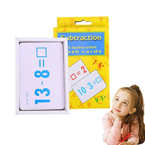 delr Flash-Karten mit Zahlen, Flash-Speicherkarten für Summe und Subtraktion von 1 – 3. Klasse | Lehr- und Lernwerkzeug für das Klassenzimmer zu Hause in der Vorschule im Kindergarten zur Teilung delr Flash-Karten mit Zahlen, Flash-Speicherkarten für Summe und Subtraktion von 1 – 3. Klasse | Lehr- und Lernwerkzeug für das Klassenzimmer zu Hause in der Vorschule im Kindergarten zur Teilung von delr