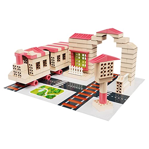 delr Hausbau-Set Modell – Bauset aus Ziegeln zum Selbermachen – Bausatz für das Haus mit Zement und Werkzeugen zur Entwicklung der Planung und praktischen Fähigkeiten delr Hausbau-Set Modell – Bauset aus Ziegeln zum Selbermachen – Bausatz für das Haus mit Zement und Werkzeugen zur Entwicklung der Planung und praktischen Fähigkeiten von delr