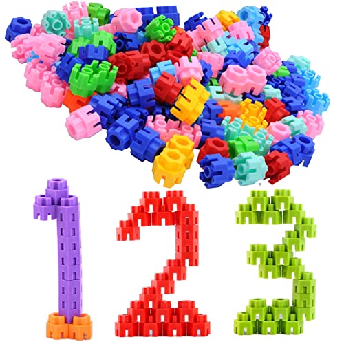 delr Klassische Ziegelsteine, Blöcke für Kinder in sechseckiger Form, 100 Stück, Kinder, die Spielzeug für Gruppenaktivitäten, Teamarbeit im Klassenzimmer, Gastgeschenke für Geburtstag und Schule delr Klassische Ziegelsteine, Blöcke für Kinder in sechseckiger Form, 100 Stück, Kinder, die Spielzeug für Gruppenaktivitäten, Teamarbeit im Klassenzimmer, Gastgeschenke für Geburtstag und Schule von delr