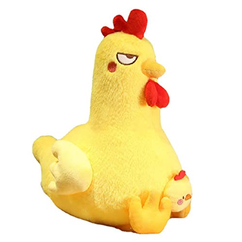 delr Plüschtier Huhn, realistische Plüschfigur | Plüschtier für Geburtstag, und Mädchen, Fotografie-Zubehör, Dekoration Huhn von delr