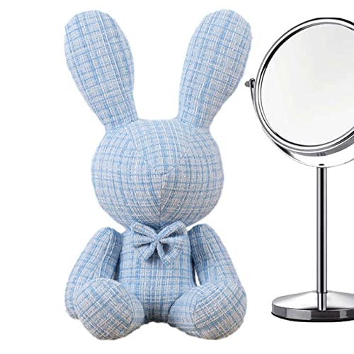 delr Plüschtiere, Kaninchen, Plüschtiere für Babys, Plüschhase, niedliche Plüschtiere, Babyspielzeug, Osterdekoration für Wohnzimmer, Schlafzimmer, Büro, Sofa von delr