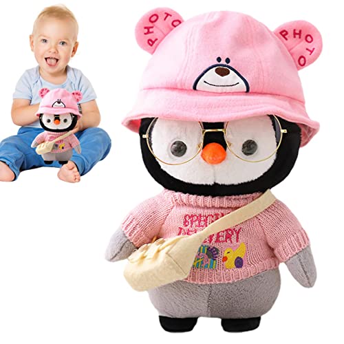 delr Plüschtiere, Pinguin, Kuschelkissen, Cartoon-Pinguin, Umarmungskissen, niedliches Schlafkissen für Kinder Erwachsene delr Plüschtiere, Pinguin, Kuschelkissen, Cartoon-Pinguin, Umarmungskissen, niedliches Schlafkissen für Kinder Erwachsene von delr