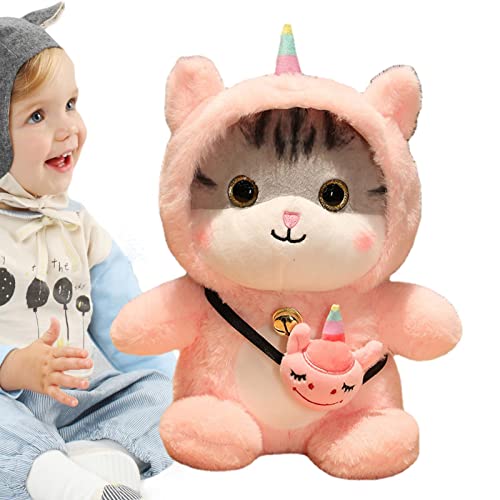 delr Plüschtiere für Katzen, Kawaii Cat Soft Pillow Doll Plüschtiere für Kinder | Mode 3D Plüsch Kätzchen Tier Schlafkissen Gefülltes Spielzeug Kawaii delr Plüschtiere für Katzen, Kawaii Cat Soft Pillow Doll Plüschtiere für Kinder | Mode 3D Plüsch Kätzchen Tier Schlafkissen Gefülltes Spielzeug Kawaii von delr