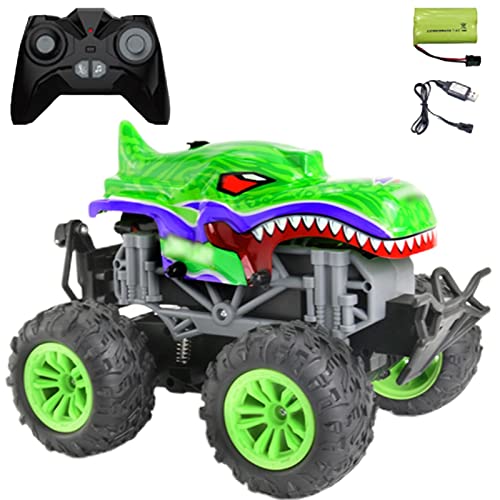 delr RC Haifischauto, 2,4 GHz Stunt-Haiauto | Hohe Simulation Haifischauto im Maßstab 1:18 für Fernbedienung für alle Böden Großes Spielzeug Geschenk für Jungen und Mädchen ab 6 Jahren delr RC Haifischauto, 2,4 GHz Stunt-Haiauto | Hohe Simulation Haifischauto im Maßstab 1:18 für Fernbedienung für alle Böden Großes Spielzeug Geschenk für Jungen und Mädchen ab 6 Jahren von delr