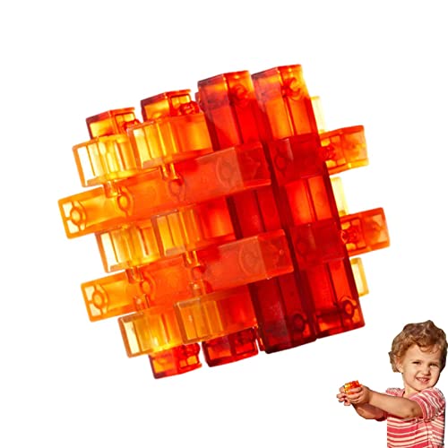 delr Rätselpuzzle, Dekompressionspuzzle für Erwachsene | Kids Mind Game Logic Test Hand Puzzle Lernspielzeug für Challenge Halloween Christmas Favor von delr