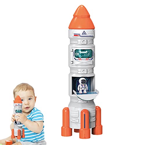 delr Space Shuttle Spielzeug für Jungen | Raketenspielzeug zur Weltraumforschung, Bausteine für Raumschiffe für Kinder ab 3 Jahren, Spielzeug von delr