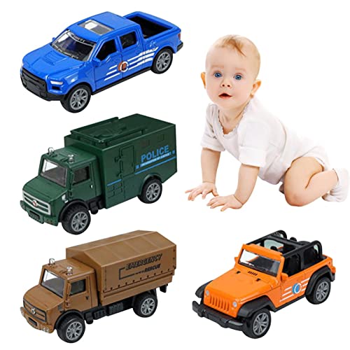 delr Spielzeugautos zum Zurückziehen – Kinderautos, schlagfest, 4 Stück, mehrfarbig, Goodie Bag Stuffer, Teacher Treasure Prize Box Car Toys für Kleinkinder delr Spielzeugautos zum Zurückziehen – Kinderautos, schlagfest, 4 Stück, mehrfarbig, Goodie Bag Stuffer, Teacher Treasure Prize Box Car Toys für Kleinkinder von delr