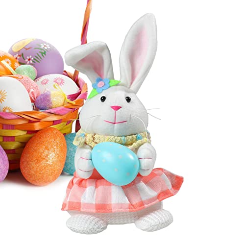 delr Stehende Dinge, Tiere, Kaninchen, die eine Karotte halten, beleuchtetes Kaninchen-Tier, Ostergeschenk für und Mädchen von delr