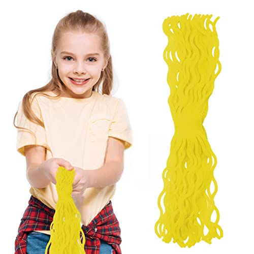 delr Unruhige Nudeln, elastische Bänder für Kinder, sensorisches Seil in Regenbogenfarben, kreativ, für Party, Weihnachten, Halloween, mehrfarbig delr Unruhige Nudeln, elastische Bänder für Kinder, sensorisches Seil in Regenbogenfarben, kreativ, für Party, Weihnachten, Halloween, mehrfarbig von delr