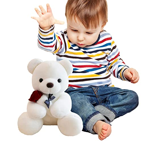 delr Valentinstag Plüschbär,Teddybär 25/40 cm mit rosa Plüsch | Plüschkissen für Spielzeug Weihnachtstiere zum Valentinstag, Ästhetik der Raumdekoration delr Valentinstag Plüschbär,Teddybär 25/40 cm mit rosa Plüsch | Plüschkissen für Spielzeug Weihnachtstiere zum Valentinstag, Ästhetik der Raumdekoration von delr