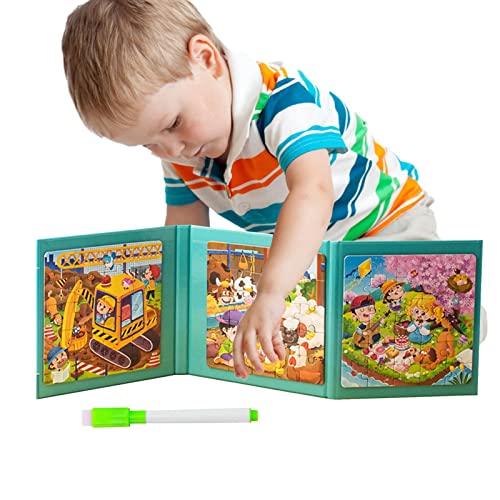 delr Vorschulpuzzle für Kinder, schöne magnetische Puzzlespiele für Kinder, magnetisches Puzzle für Kinder, niedliche Cartoon-Muster, Interaktion delr Vorschulpuzzle für Kinder, schöne magnetische Puzzlespiele für Kinder, magnetisches Puzzle für Kinder, niedliche Cartoon-Muster, Interaktion von delr