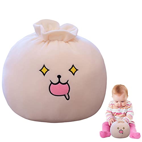 delr Weiches Kissen, beruhigende Puppe, Ausdruck, mit Dampf gefüllt, für Kleinkinder, Plüschkissen zum Kuscheln, Spielzeug zum Entspannen, Sofa, Wohnzimmer von delr
