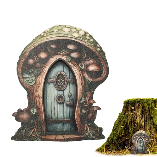 Demaxiyad 2D Kreative Feenhaus-Tür, Handgefertigte Tür für Gärten, Charmante Basteldekoration, für die Dekoration von Hinterhof-Feengärten, Kinderspielplätzen, Gemeinschaftsgarten-Displays, Funken Demaxiyad 2D Kreative Feenhaus-Tür, Handgefertigte Tür für Gärten, Charmante Basteldekoration, für die Dekoration von Hinterhof-Feengärten, Kinderspielplätzen, Gemeinschaftsgarten-Displays, Funken von demaxiyad
