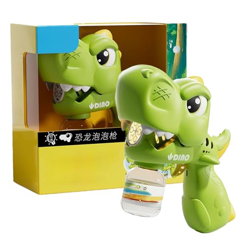 Demaxiyad Elektrische Dinosaurier Seifenblasenpistole, Innovatives Design, Effizientes Blasen erzeugen, Ein Taste Betätigung, aus ABS gefertigt, 21x13x8 cm, Ideal für Kinderpartys und Freizeitaktivitä Demaxiyad Elektrische Dinosaurier Seifenblasenpistole, Innovatives Design, Effizientes Blasen erzeugen, Ein Taste Betätigung, aus ABS gefertigt, 21x13x8 cm, Ideal für Kinderpartys und Freizeitaktivitä von demaxiyad
