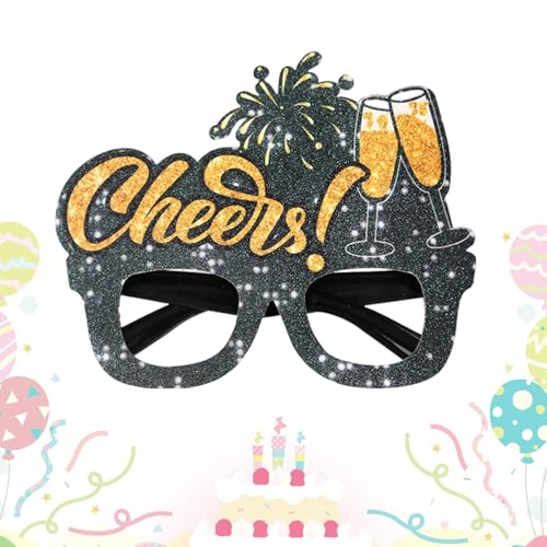 demaxiyad 2025 Neujahrsparty-Brille | Papier-Party-Brillen Lustige Neujahrsbrille – Kreative Kostümbrille Silvester-Party-Zubehör für Damen und Herren demaxiyad 2025 Neujahrsparty-Brille | Papier-Party-Brillen Lustige Neujahrsbrille – Kreative Kostümbrille Silvester-Party-Zubehör für Damen und Herren von demaxiyad