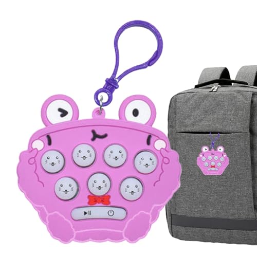 demaxiyad Fidget Toy für schnelles Schieben, Pop Bubble Fidget, elektronisches Bubble Pop-Spielzeug, tragbar, niedliches Spielzeug mit Schnellschub, zur Verbesserung der Feinmotorik von demaxiyad