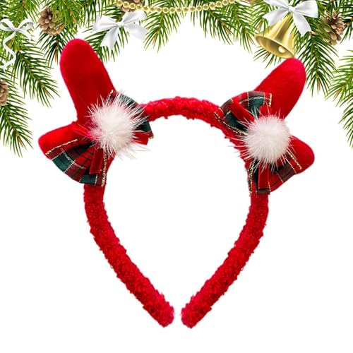demaxiyad Haarreif mit Hirschgeweih, realistisch, stilvoll, für Weihnachten, Cosplay, für Urlaub, Fotoautomaten, Cosplay-Kopfbedeckung demaxiyad Haarreif mit Hirschgeweih, realistisch, stilvoll, für Weihnachten, Cosplay, für Urlaub, Fotoautomaten, Cosplay-Kopfbedeckung von demaxiyad