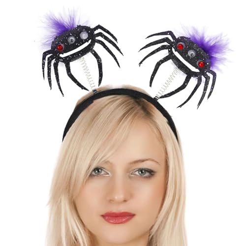 demaxiyad Halloween-Haarbänder für Damen, kreatives Halloween-Spinnen-Haarband mit Frühling – modisches Halloween-Spinnenzubehör für Party, Festival demaxiyad Halloween-Haarbänder für Damen, kreatives Halloween-Spinnen-Haarband mit Frühling – modisches Halloween-Spinnenzubehör für Party, Festival von demaxiyad