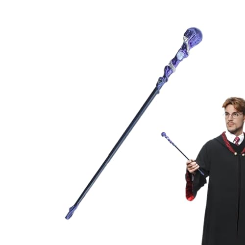demaxiyad Hexenstab Kristall, Stab Cosplay Prop,Kristallstab | Amethyst Kristall Feiner handgefertigter Zauberstab Unikat für Hexen für Halloween Weihnachten Geburtstag Party Cosplay von demaxiyad