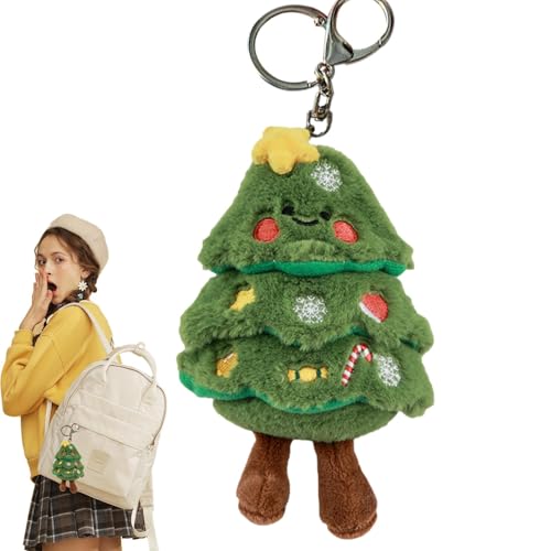 demaxiyad Plüschtier aus Weihnachtsbaum, Kissen aus Plüsch, niedliche Baumpuppen von 15,2 cm (6 Zoll), aus Plüsch, Weihnachtskissen, Dekoration für den Weihnachtsbaum, Dekoration von demaxiyad