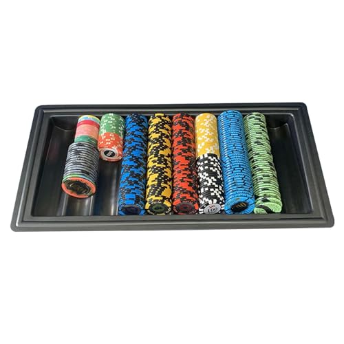 demaxiyad Poker Chip Tray | Chip Case - Poker Tisch Chip Halter, Dealer Table Chips Tray Holder für Pokerchips demaxiyad Poker Chip Tray | Chip Case - Poker Tisch Chip Halter, Dealer Table Chips Tray Holder für Pokerchips von demaxiyad