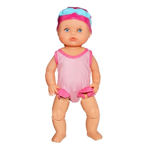 demaxiyad Pool Baby Doll | Wasserdichtes -Badebaby Mit Beweglichen Gliedmaßen,Spielzeug Zubehör Für Sand Reise Auto Kinder Urlaub Mädchen Badewanne Pool von demaxiyad
