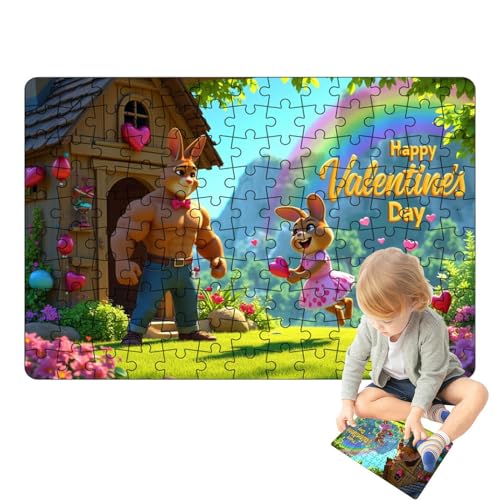 demaxiyad -Puzzle für Erwachsene, 130-facher Happy Valentine's Day, niedliches -Kunst-Puzzle – bezauberndes buntes Kunstpuzzle für Erwachsene, Familienspiel demaxiyad -Puzzle für Erwachsene, 130-facher Happy Valentine's Day, niedliches -Kunst-Puzzle – bezauberndes buntes Kunstpuzzle für Erwachsene, Familienspiel von demaxiyad