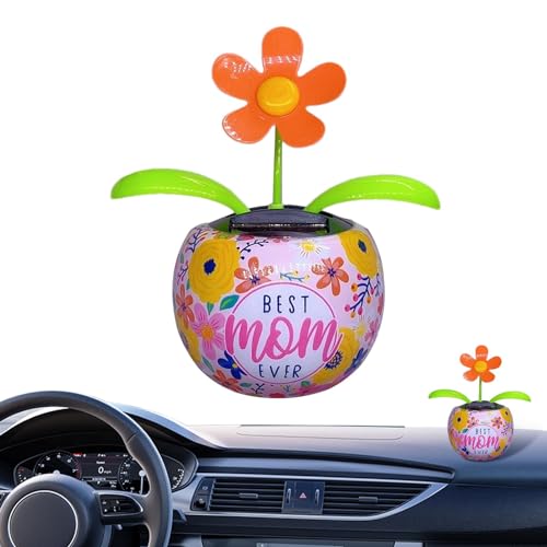 demaxiyad Solarbetriebenes Auto-Ornament | Wackelkopf-Auto-Ornamente, lebendige Solarenergie, schüttelnde Blumen-Ornament für Tischdekoration demaxiyad Solarbetriebenes Auto-Ornament | Wackelkopf-Auto-Ornamente, lebendige Solarenergie, schüttelnde Blumen-Ornament für Tischdekoration von demaxiyad