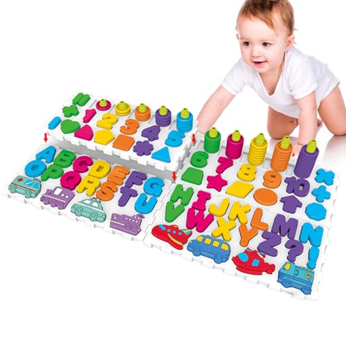 demaxiyad Spiel für Zahlenformen, Alphabet, Puzzlespiel mit Zahlen und Buchstaben aus Holz – Lernaktivitäten für demaxiyad Spiel für Zahlenformen, Alphabet, Puzzlespiel mit Zahlen und Buchstaben aus Holz – Lernaktivitäten für von demaxiyad