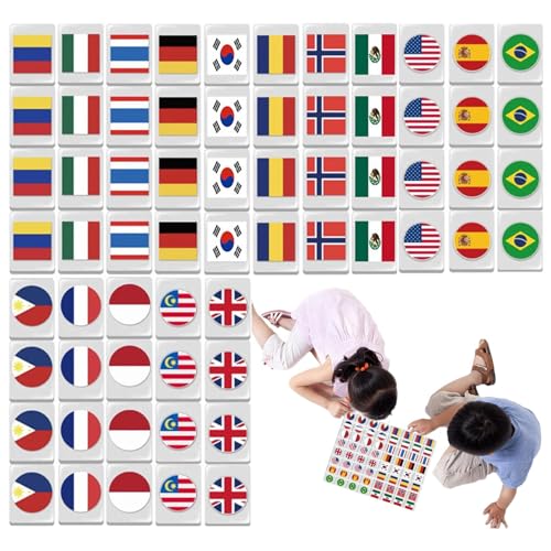 demaxiyad Spielblöcke, Mahjong-Sets, 64 Fliesen, Flaggenmuster, Meeresblöcke, tragbare Fluchtspielblöcke, Mahjong-Spiel-Set für und Mädchen demaxiyad Spielblöcke, Mahjong-Sets, 64 Fliesen, Flaggenmuster, Meeresblöcke, tragbare Fluchtspielblöcke, Mahjong-Spiel-Set für und Mädchen von demaxiyad