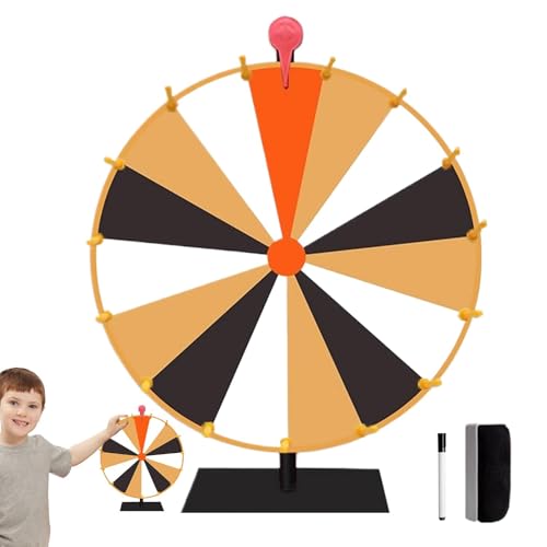 demaxiyad Spin Prize Wheel | Buntes löschbares Preisrad, radierbares Tisch-Spinner-Rad für Glück, Spinner-Spiel, Karneval und Messe, 10/15 Steckplätze demaxiyad Spin Prize Wheel | Buntes löschbares Preisrad, radierbares Tisch-Spinner-Rad für Glück, Spinner-Spiel, Karneval und Messe, 10/15 Steckplätze von demaxiyad