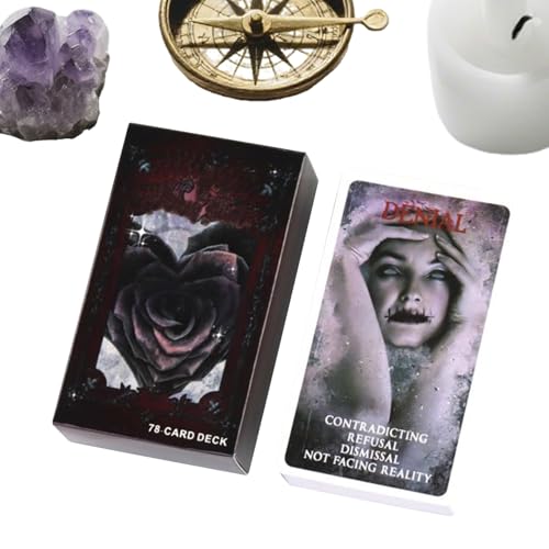 demaxiyad Tarotkarten, Liebes-Thema, Tarotkarten-Set, Orakelbuch für Anfänger, Paare, Lernen, Jahreszeiten, Weihnachten, inspirierende Rituale zum Geschichtenerzählen von demaxiyad
